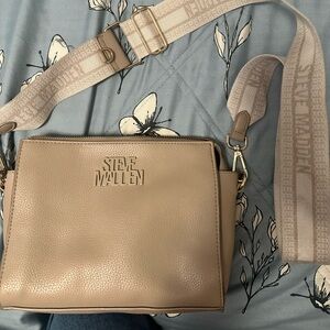 Steve Madden Beige Crossbody Bag
